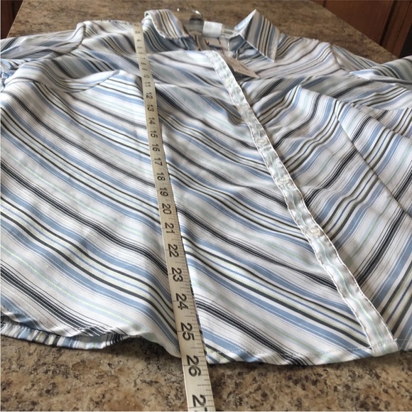 Fashion Bug 3/4 Sleeves Button Down Blouse - Picture 3 of 9